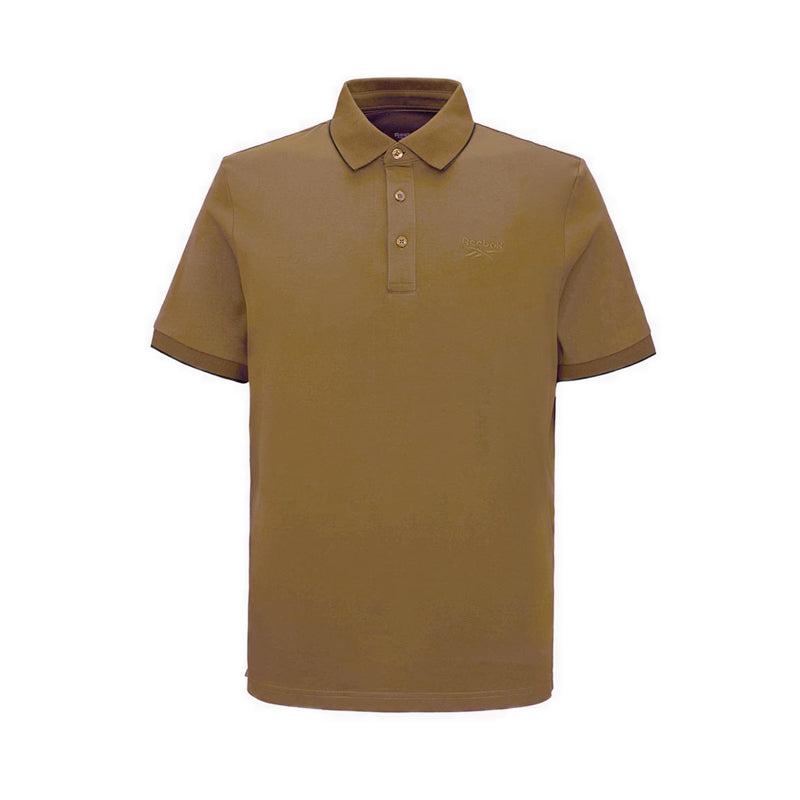 Reebok Clayton Men's Performance Polo - Khaki Brown
