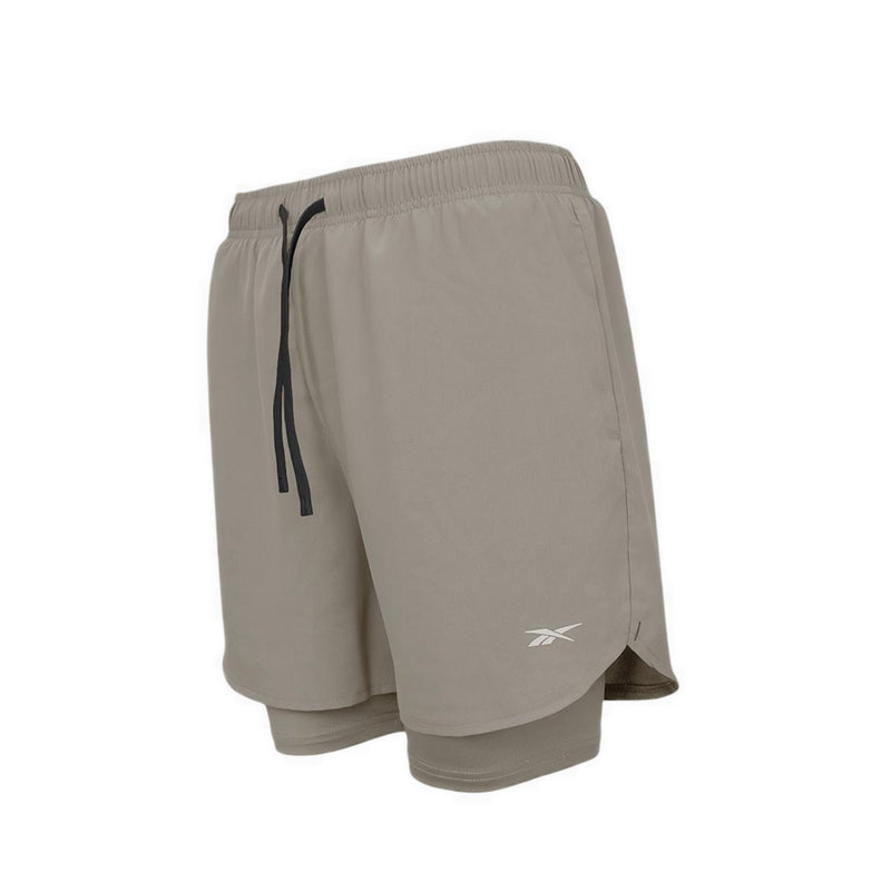 Reebok Duncan 2 In 1 Performance Men's Short - Escape Grey