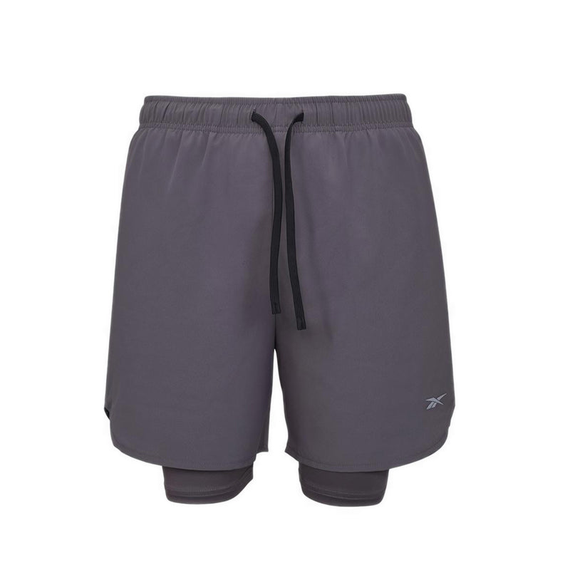 Reebok Duncan 2 In 1 Performance Men's Short - Grey