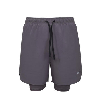 Reebok Duncan 2 In 1 Performance Men's Short - Grey