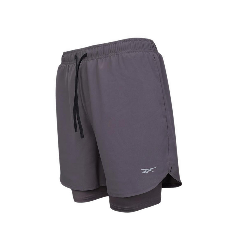 Reebok Duncan 2 In 1 Performance Men's Short - Grey
