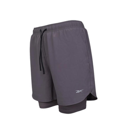 Reebok Duncan 2 In 1 Performance Men's Short - Grey