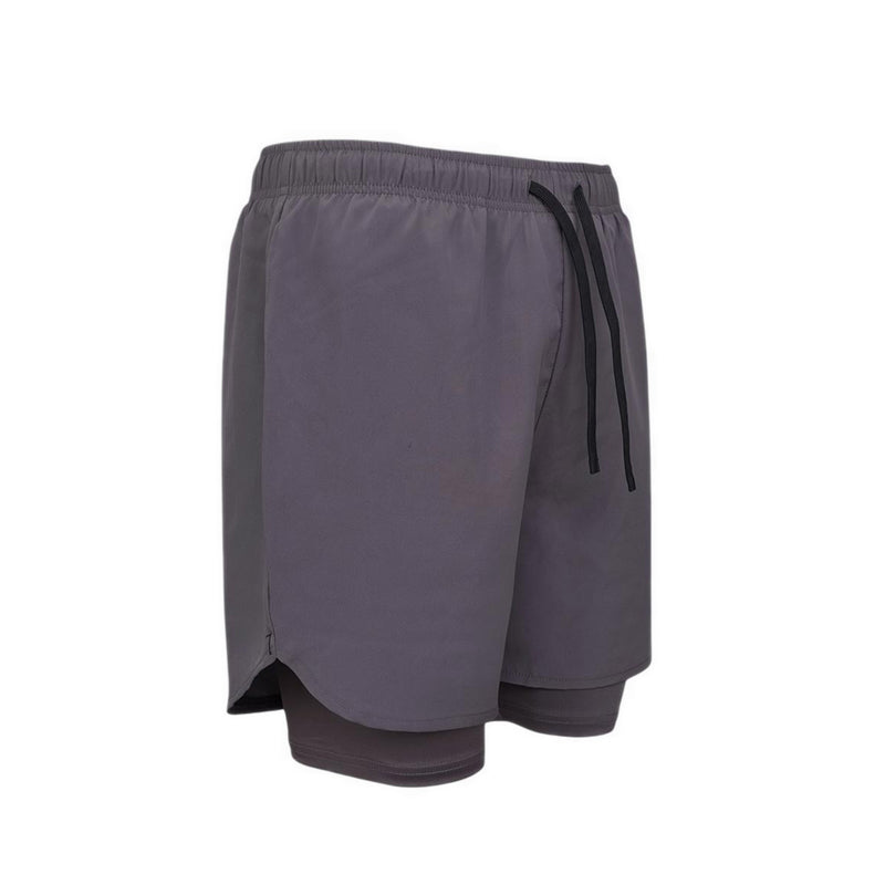 Reebok Duncan 2 In 1 Performance Men's Short - Grey
