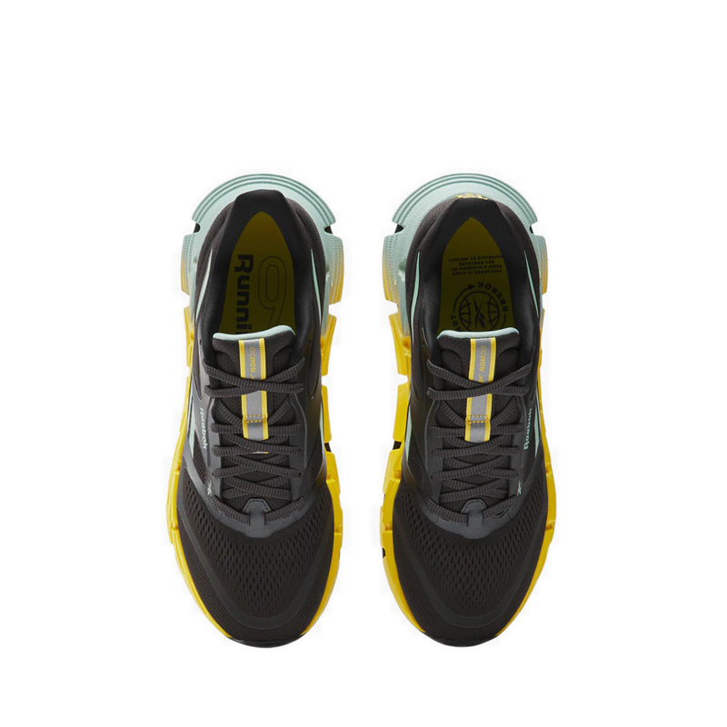 Reebok Floatzig 2 Men's Running Shoes - Washed Black/Glitch Aqua/Golden Haze