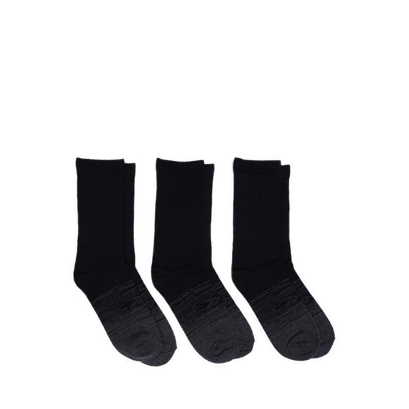 Reebok 3P Unisex AB CREW Socks - Black