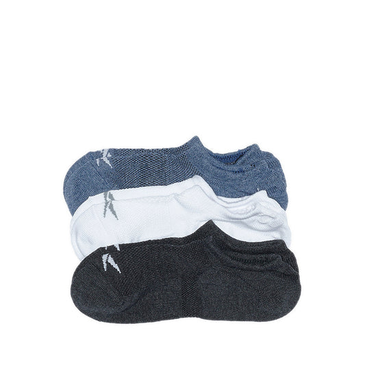 Reebok 3P Arta Low Cut Men's Socks - White/Melange/Black