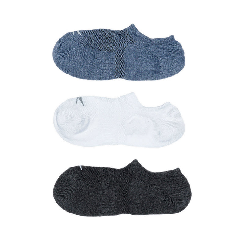 Reebok 3P Arta Low Cut Men's Socks - White/Melange/Black
