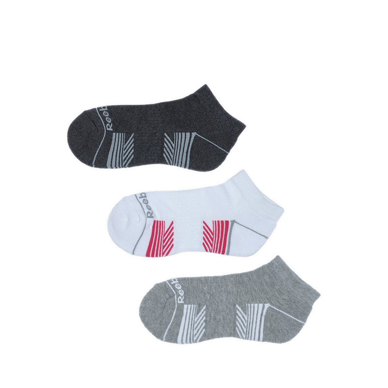 3P Ankle Women's Socks - White//Black/Dark Grey