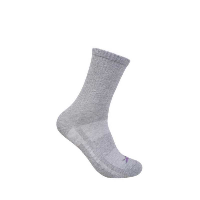 Reebok 3P Daria Crew Women's Socks - Dark Grey/Melange/White