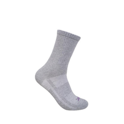 Reebok 3P Daria Crew Women's Socks - Dark Grey/Melange/White
