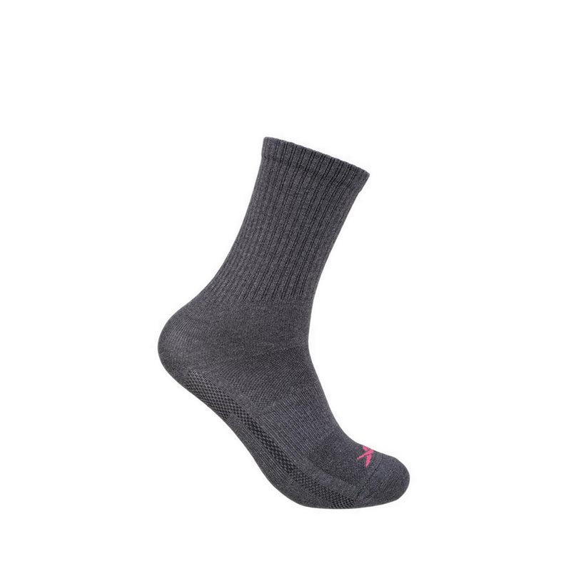Reebok 3P Daria Crew Women's Socks - Dark Grey/Melange/White