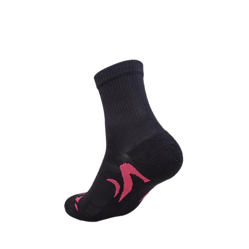 Reebok 3P Dior Quarter Women's Socks - Grey Melange/White/Black