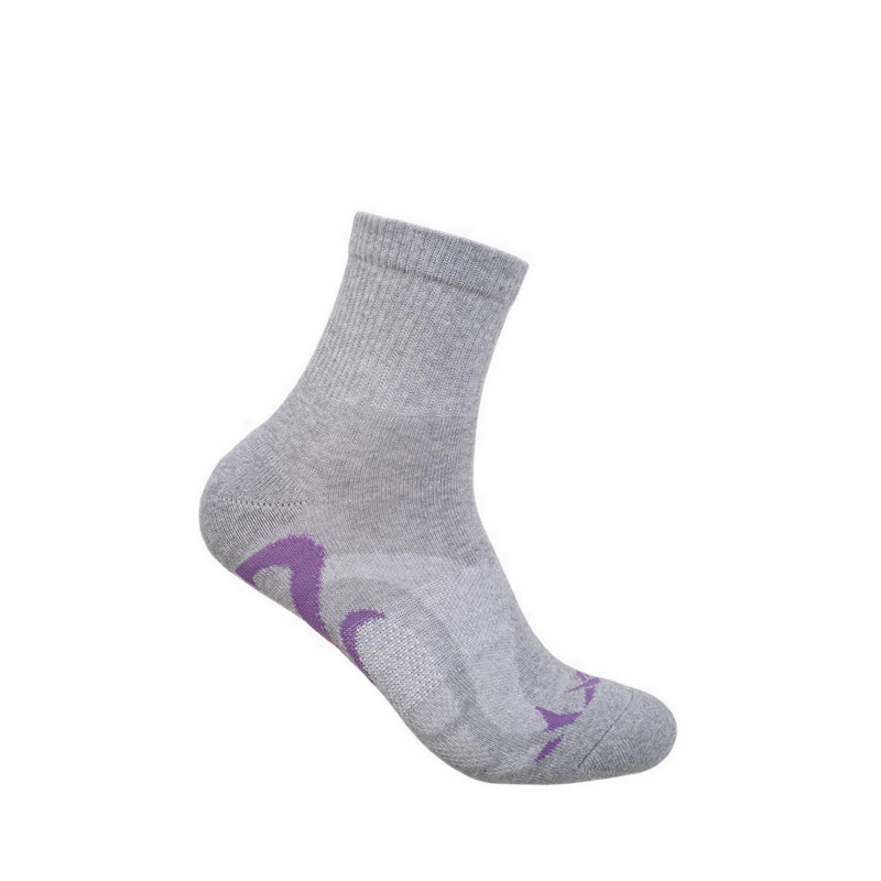 Reebok 3P Dior Quarter Women's Socks - Grey Melange/White/Black