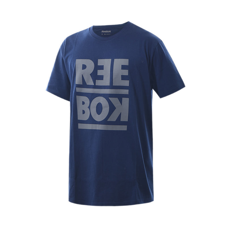 Reebok RM Basic Men's Graphic Tee - Navy