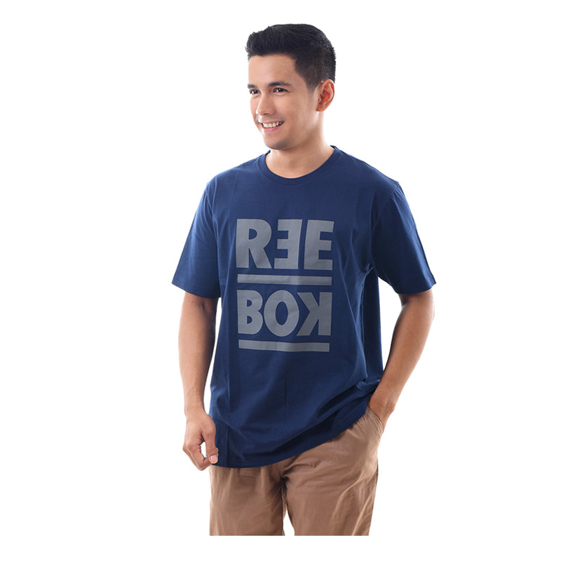 Reebok RM Basic Men's Graphic Tee - Navy
